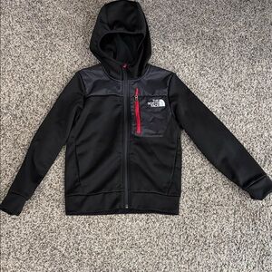 The North Face Kids Black Jacket, medium (10) runs small